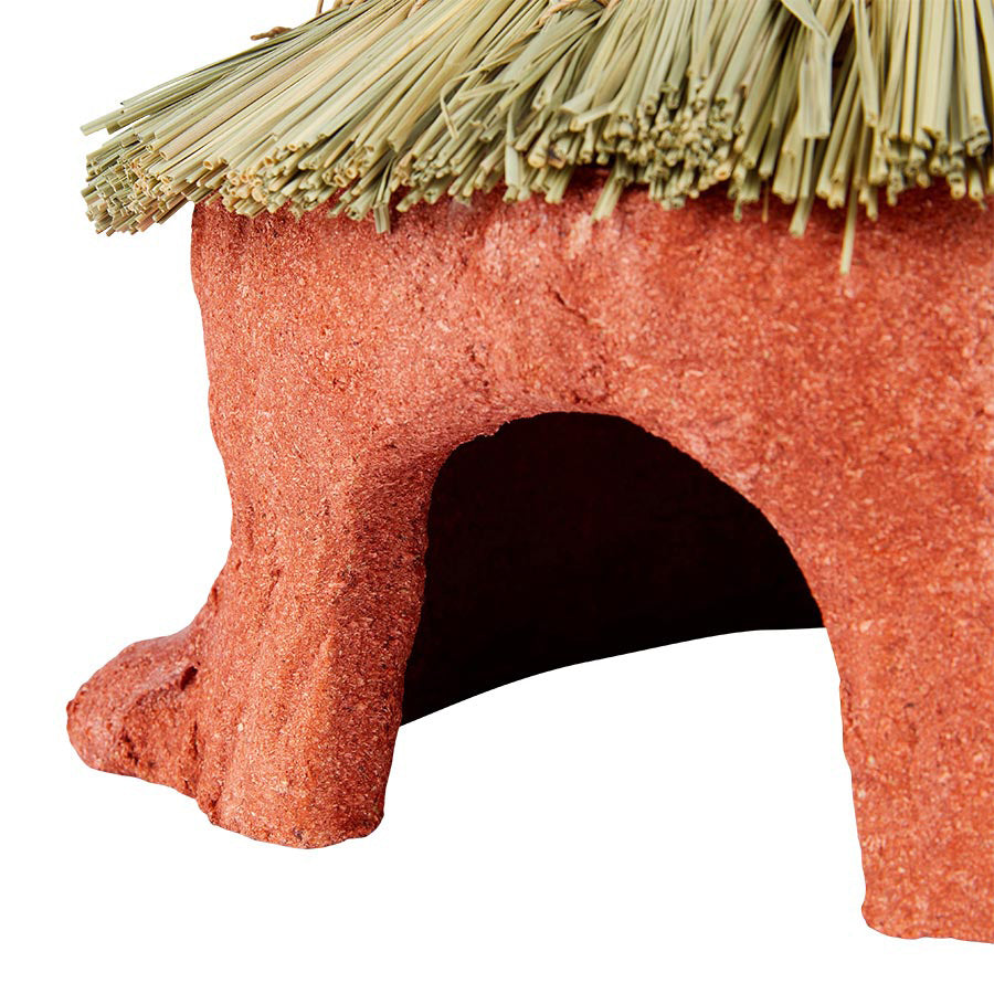 Pets at Home Gnaw & Chew Small Animal Hideaway Hut Red Large