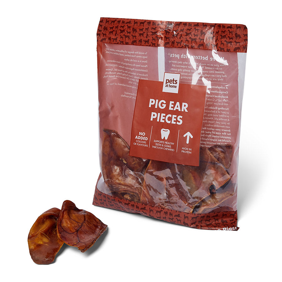 Pets at Home Pig Ear Dog Treats 10 Pack