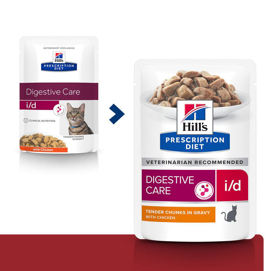 Hill's Prescription Diet Digestive Care Wet Cat Food with Chicken 12x85g