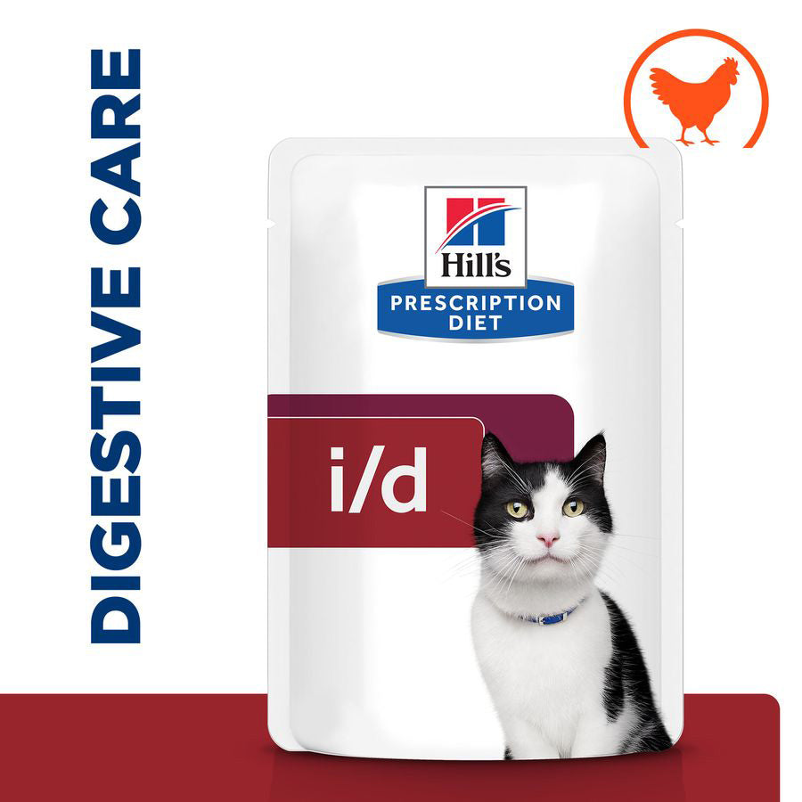 Hill's Prescription Diet Digestive Care Wet Cat Food with Chicken 12x85g