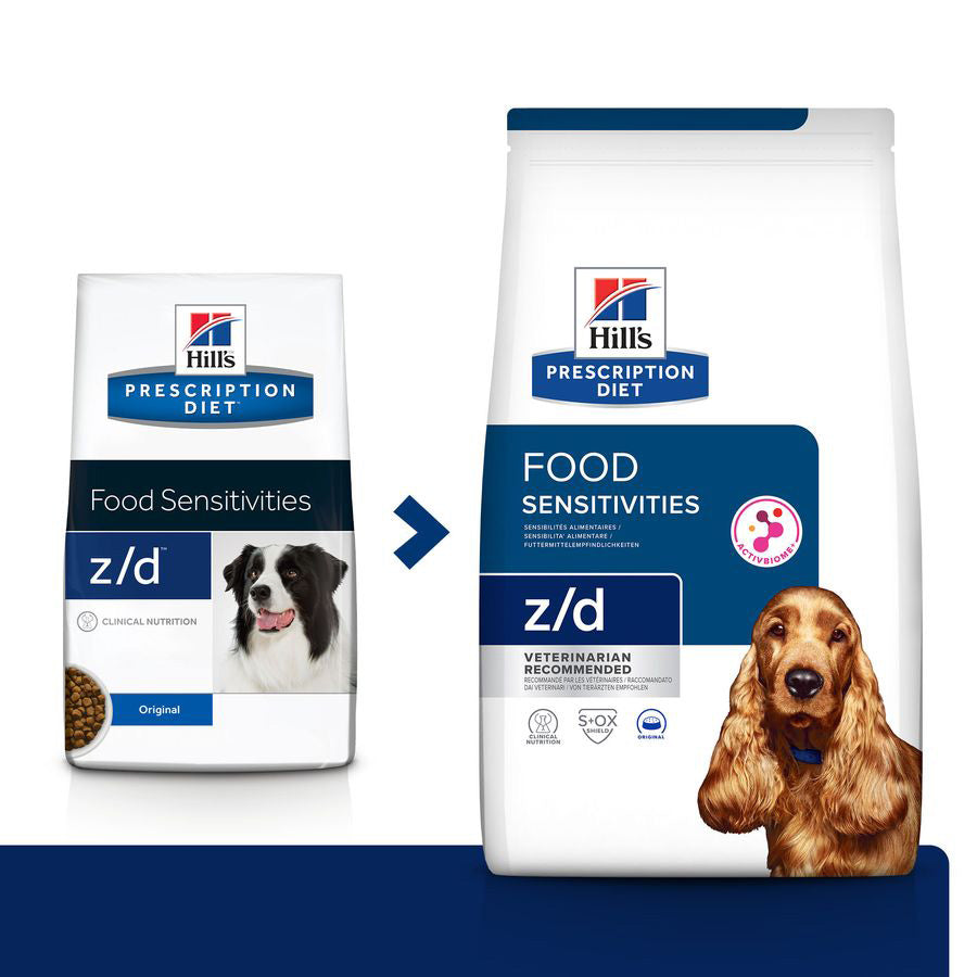 Hill's Prescription Diet z/d Food Sensitivities Dry Adult Dog Food 10kg