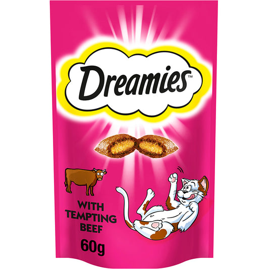 Dreamies Cat Treat Biscuits with Beef 60g