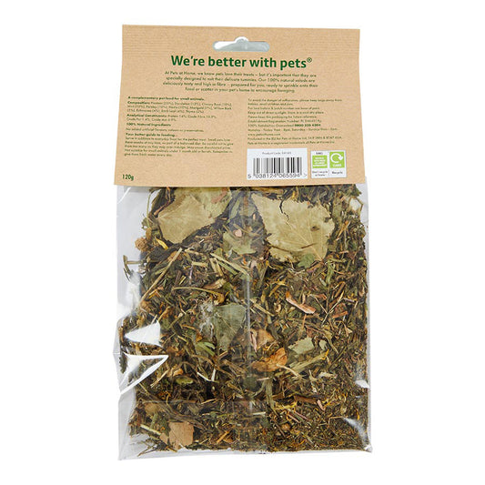 Pets at Home Small Animal Treats Plantain & Dandelion Salad 120g