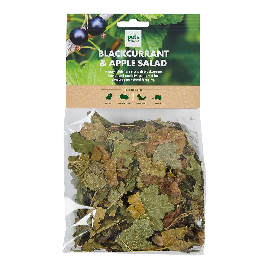 Pets at Home Small Animal Treats Blackcurrant & Apple Salad 80g