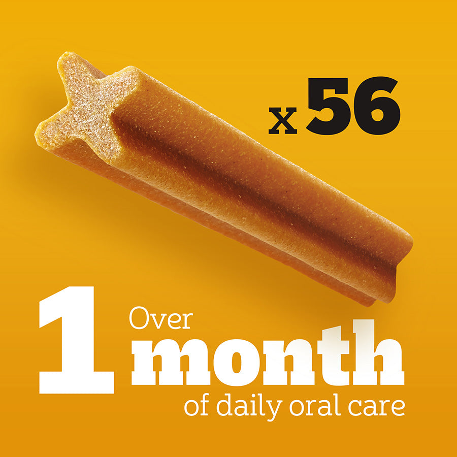 Pedigree Dentastix Daily Dental Treats Medium Adult Dog 56 Pack 1.44kg