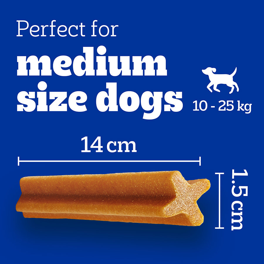 Pedigree Dentastix Daily Dental Treats Medium Adult Dog 56 Pack 1.44kg