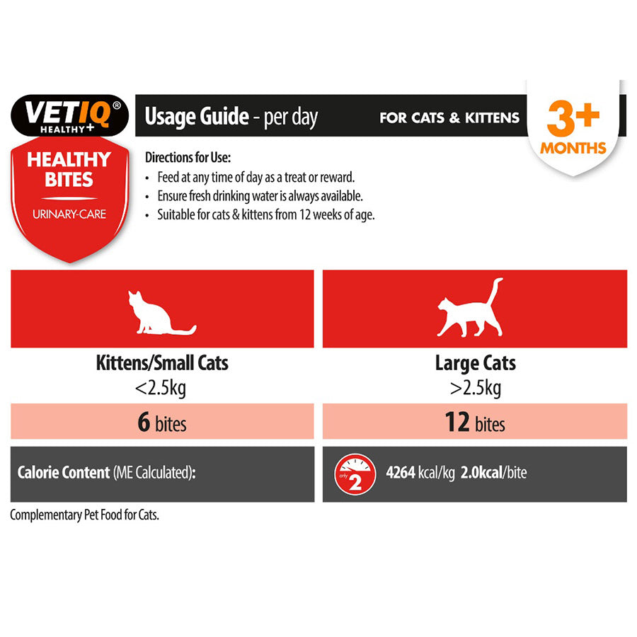 VetIQ Healthy Bites Urinary Care Cat & Kitten Treats 65g