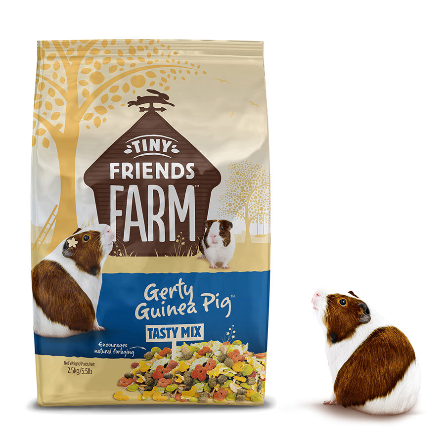Tiny Friends Farm Gerty Guinea Pig Tasty Mix Muesli Food 2.5kg