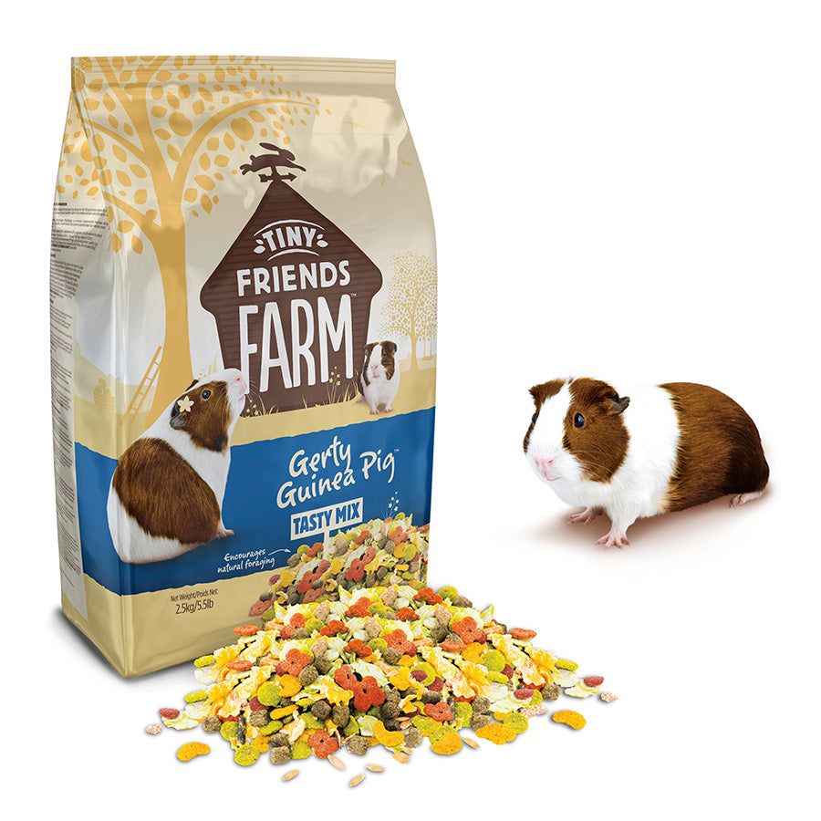 Tiny Friends Farm Gerty Guinea Pig Tasty Mix Muesli Food 2.5kg