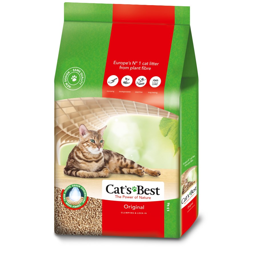 Cat's Best Original Organic Clumping Cat Litter 13kg