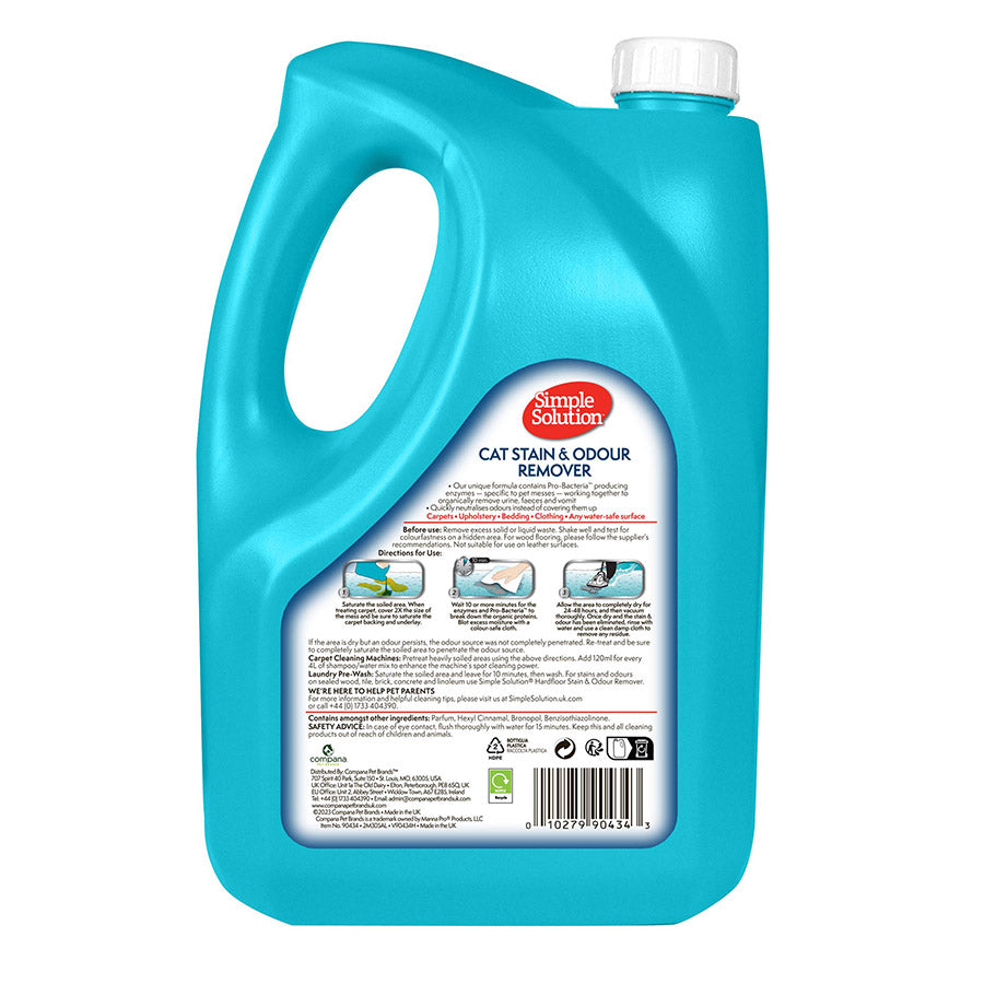 Simple Solution Cat Stain & Odour Remover 4L