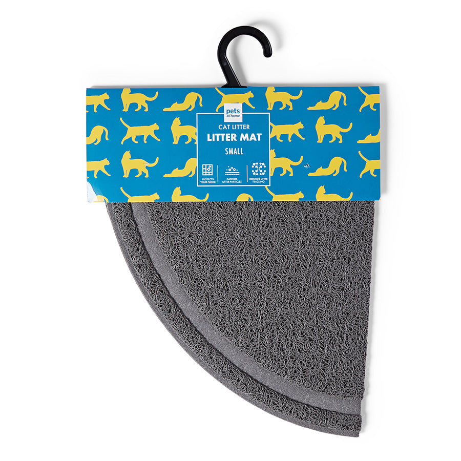 Pets at Home Litter Mat Grey Small