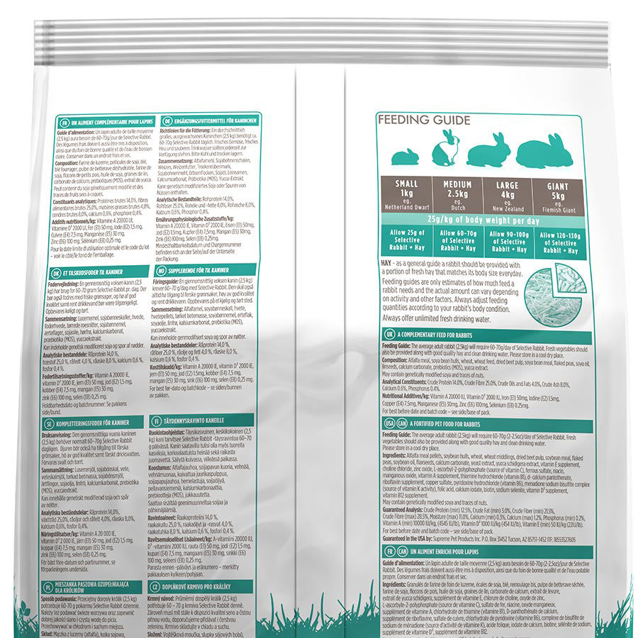 Science Selective Adult Rabbit Food 2kg