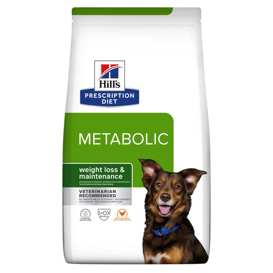 Hill's Prescription Diet Metabolic Weight Manage Adult Dry Dog Food with Chicken 12kg