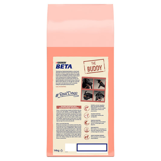 Beta Sensitive Adult Dry Dog Food Salmon 14kg