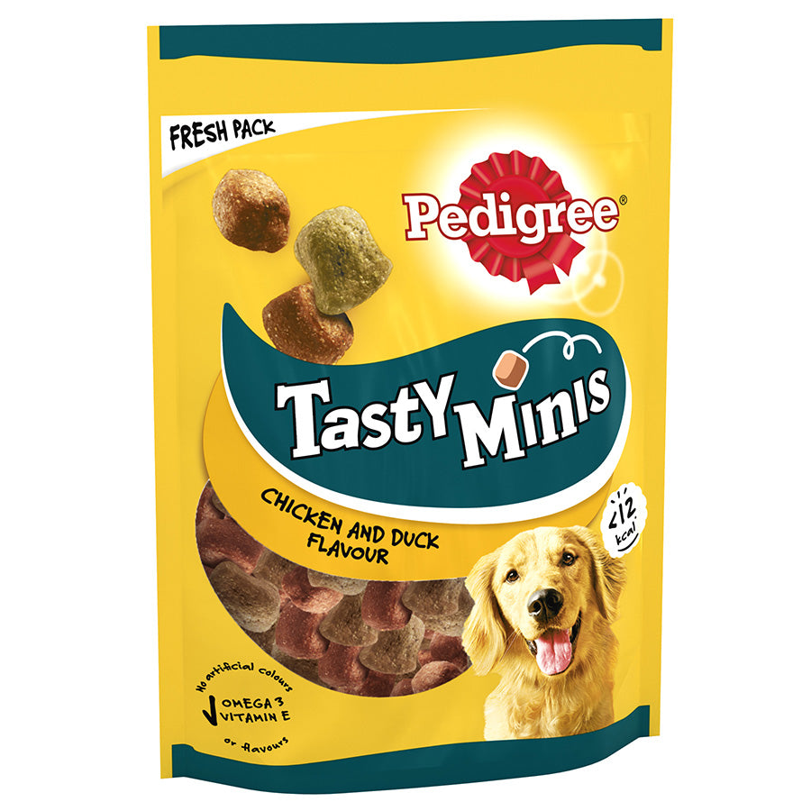 Pedigree Tasty Minis Adult Dog Treats Chicken & Duck 130g