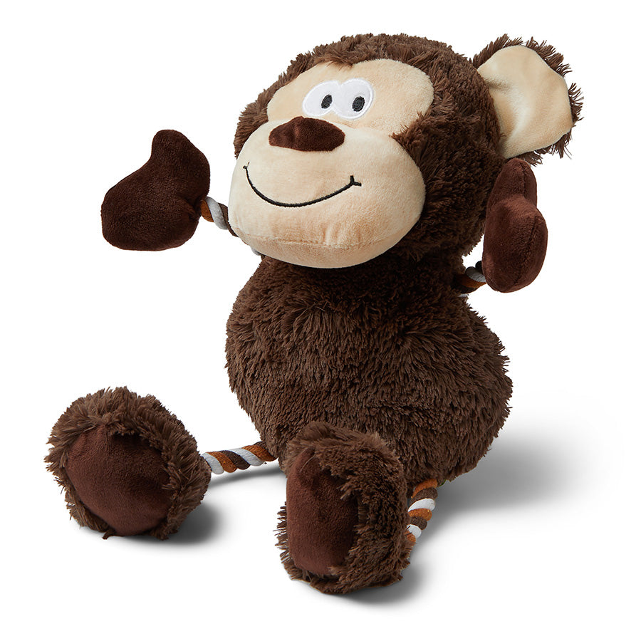 Pets at Home Twizzle Monkey Squeaky Dog Toy Large