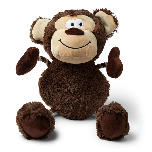 Pets at Home Twizzle Monkey Squeaky Dog Toy Large