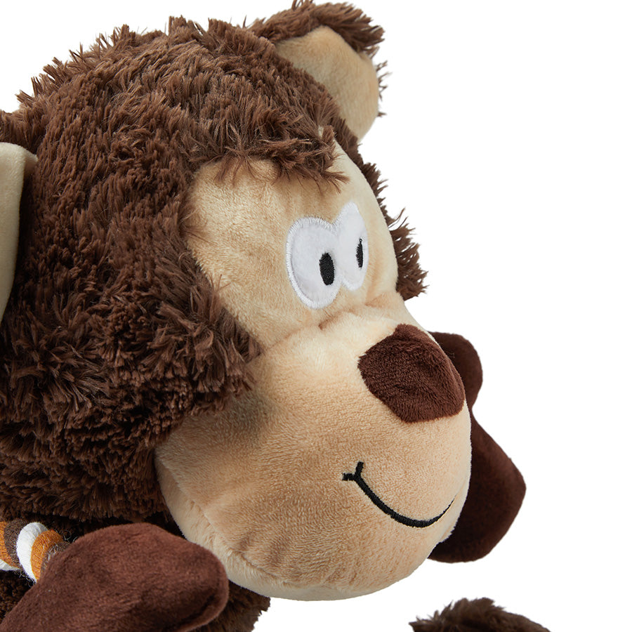 Pets at Home Twizzle Monkey Squeaky Dog Toy Large