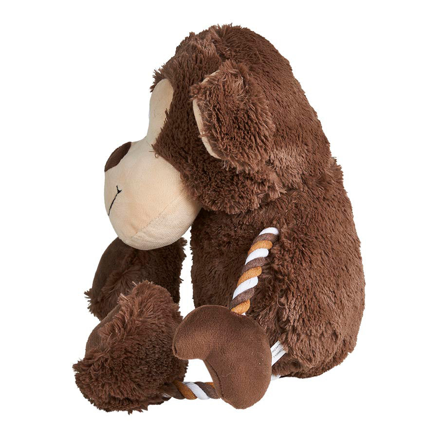 Pets at Home Twizzle Monkey Squeaky Dog Toy Large