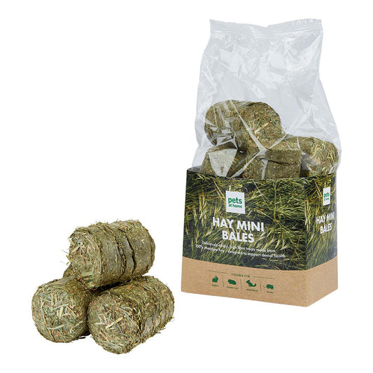 Pets at Home Small Animal Mini Hay Bales Treats 1kg