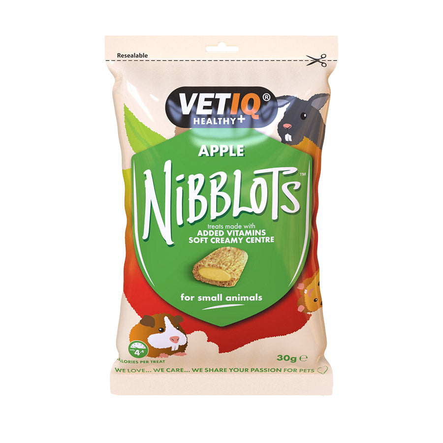 VetIQ Nibblots Small Animals Apple Treats 30g