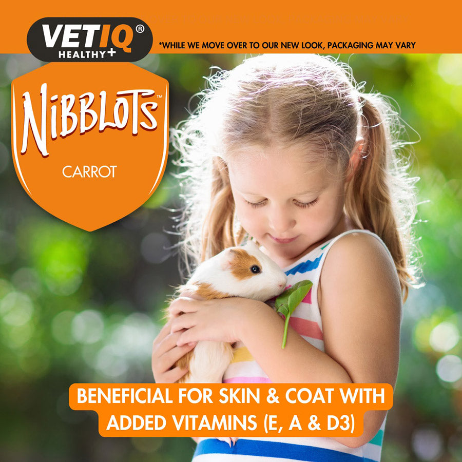 VetIQ Nibblots Small Animals Carrot Treats 30g