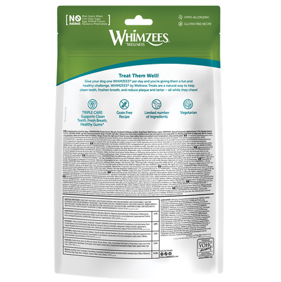 Whimzees Daily Dental Toothbrush For X Small Dogs 48 Pack 360g