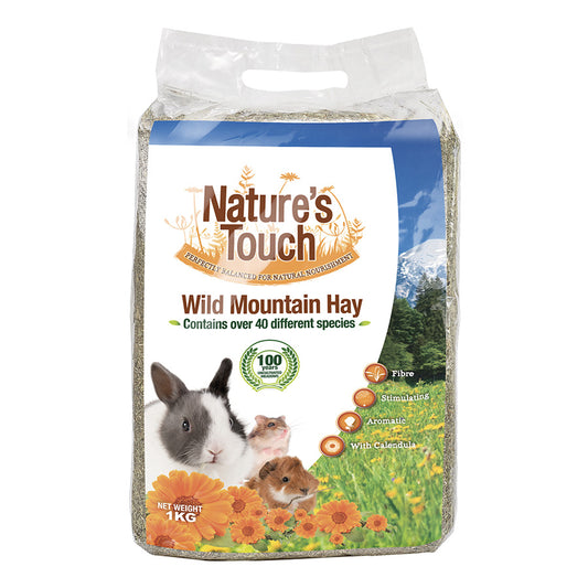 Nature's Touch Small Animal Wild Hay Food 1kg