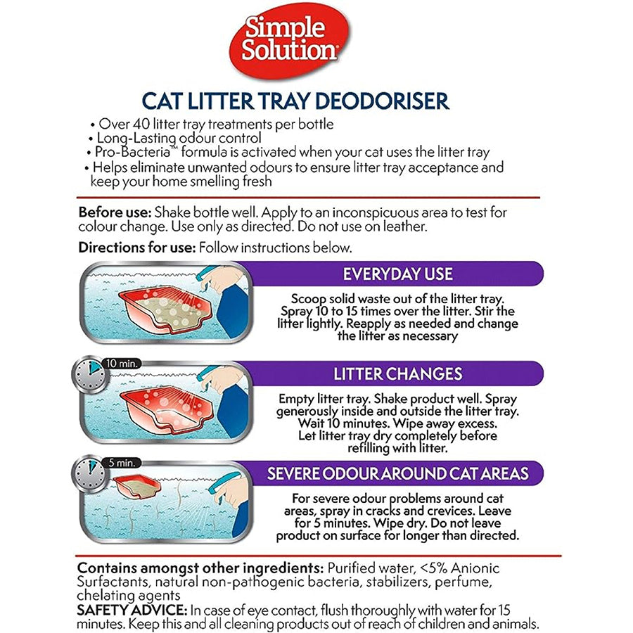 Simple Solution Cat Litter Odour Eliminator 500ml