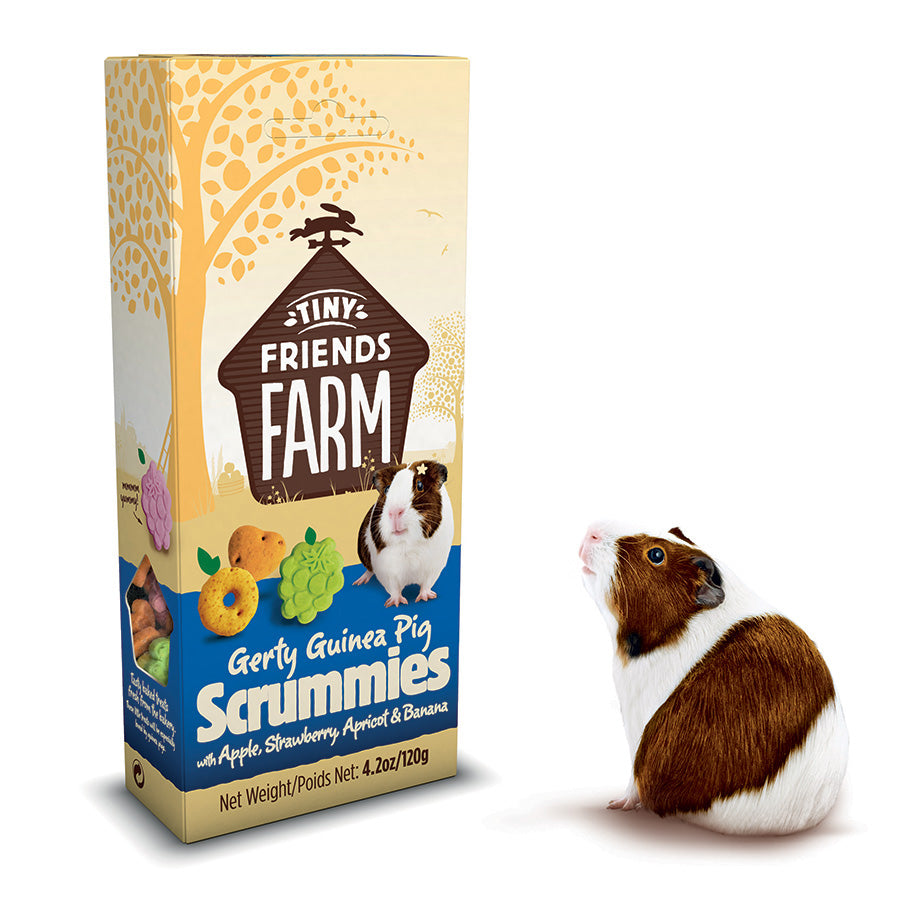 Tiny Friends Farm Gerty Guinea Scrummies Treats 120g