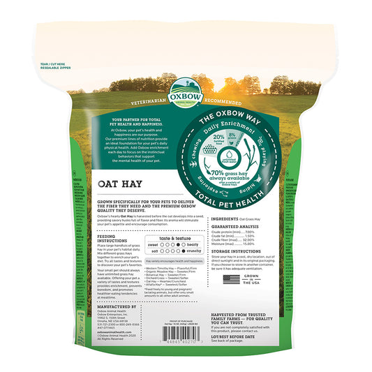 Oxbow Small Animal Oat Hay Food 425g