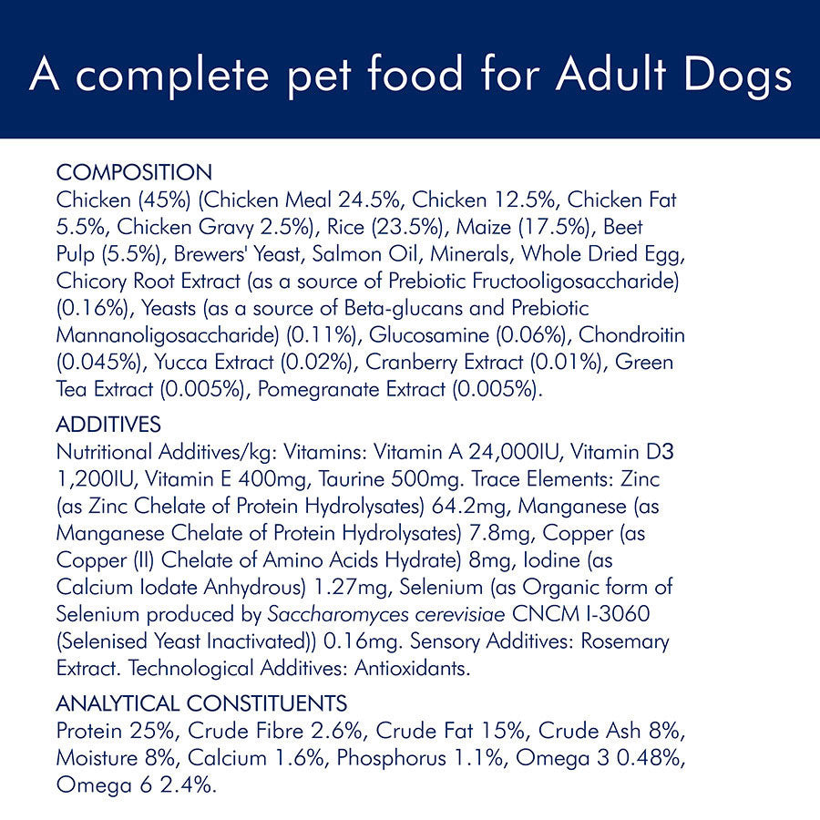 AVA Optimum Health Large Breed Adult Dry Dog Food Chicken 15kg