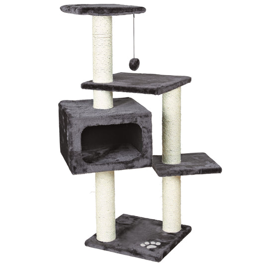 Trixie Palamos Cat Scratching Post Activity Centre Grey