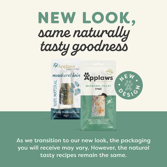 Applaws Natural Adult Cat Treat Mackerel Fillet 30g