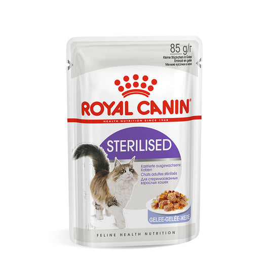 Royal Canin Feline Sterilised Wet Adult Cat Food in Jelly 12x85g