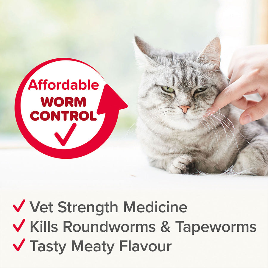 Beaphar WORMclear Worming Tablets for Cats 2 Tablets