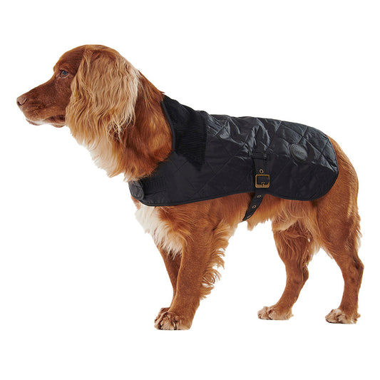 Barbour Quilted Dog Coat Black Small
