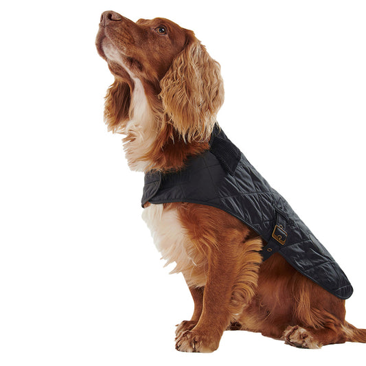 Barbour Quilted Dog Coat Black Small