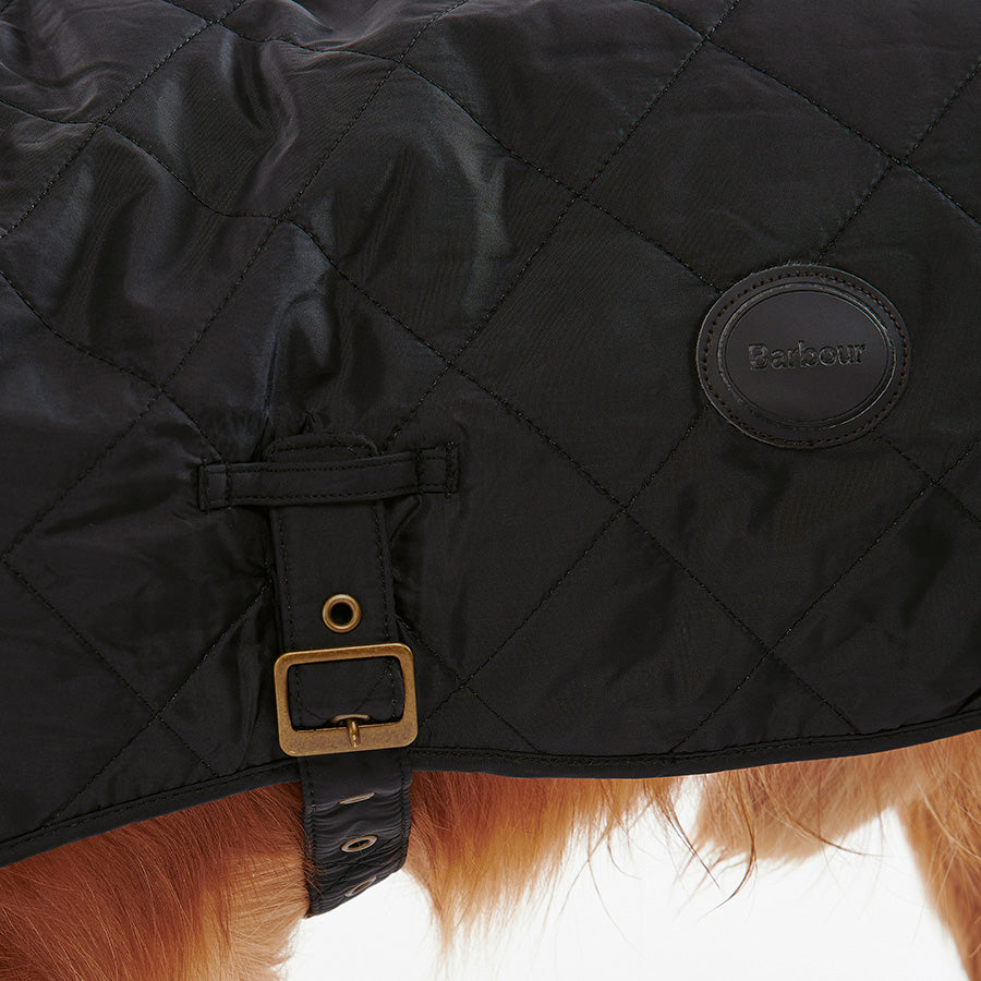 Barbour Quilted Dog Coat Black Small