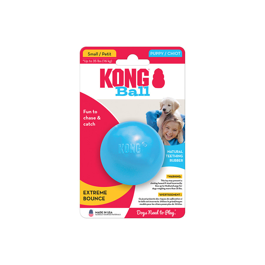 Kong Puppy Ball with Hole Dog Toy Small