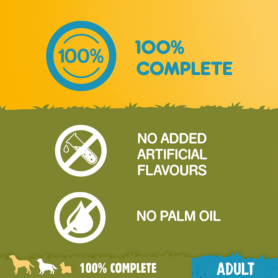 Pedigree Complete Adult Dry Dog Food Poultry & Veg 12kg