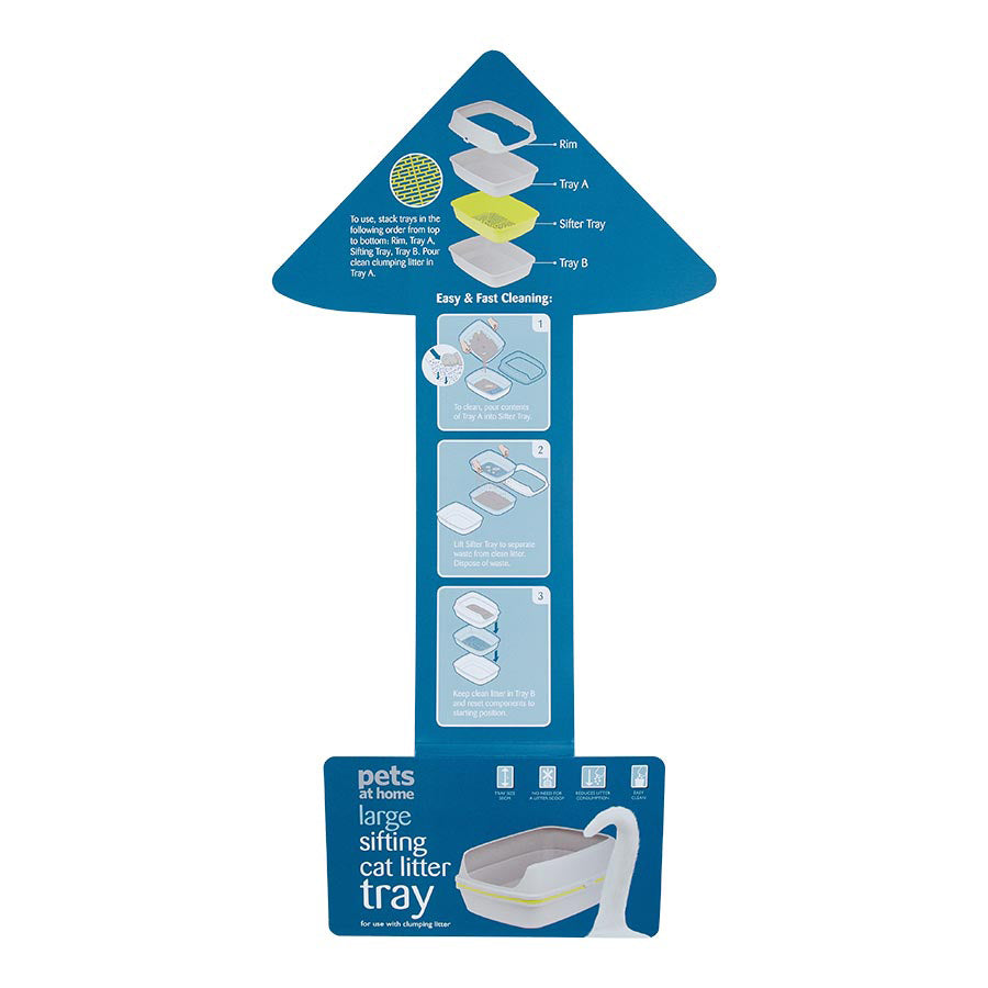 Pets at Home Lift to Sift Cat Litter Tray Small/Medium