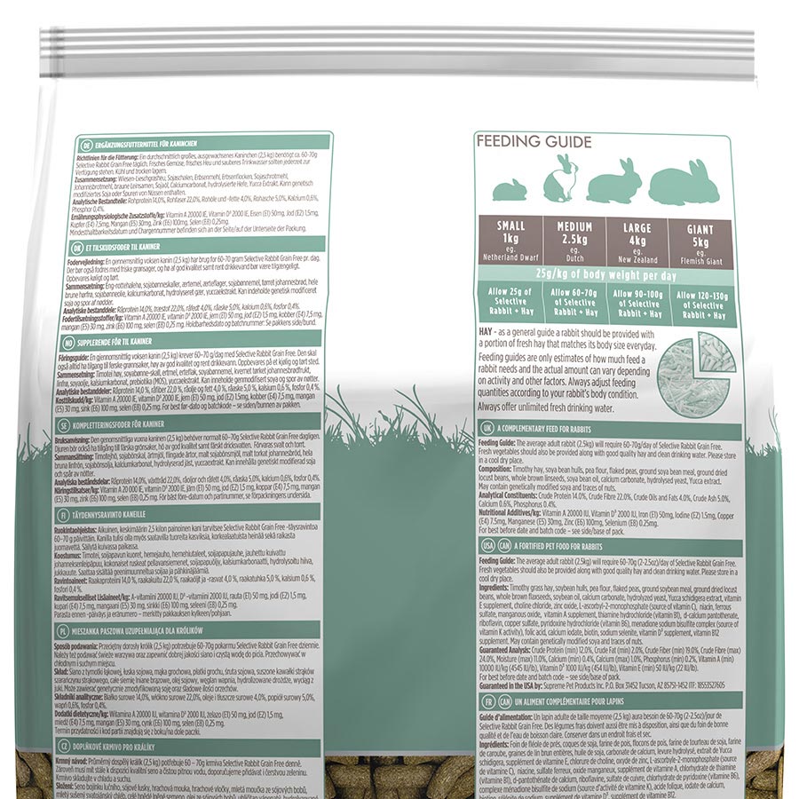 Selective Naturals Grain Free Rabbit Food 1.5kg