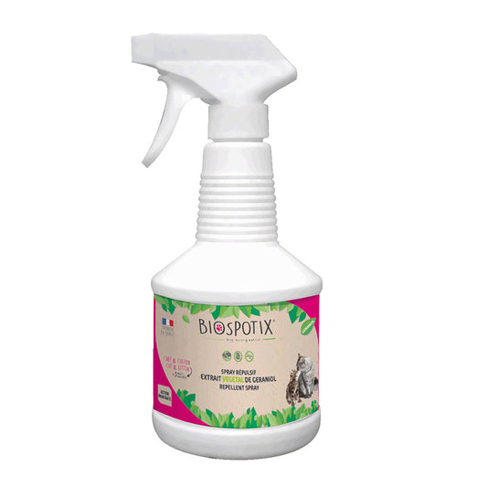 BIOGANCE Biospotix Natural Flea & Tick Repellent Cat Spray 500ml
