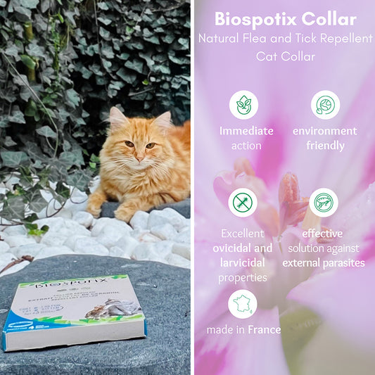 BIOGANCE Biospotix Flea & Tick Repellent Water Resistant Cat Collar