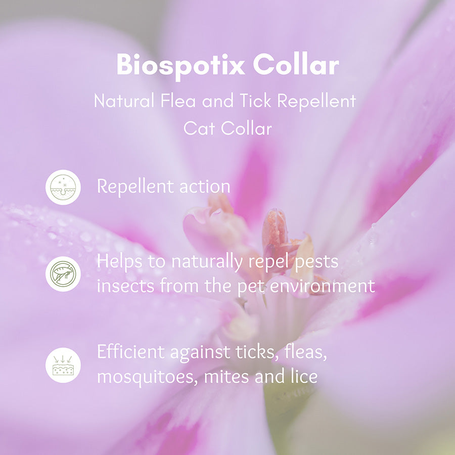 BIOGANCE Biospotix Flea & Tick Repellent Water Resistant Cat Collar