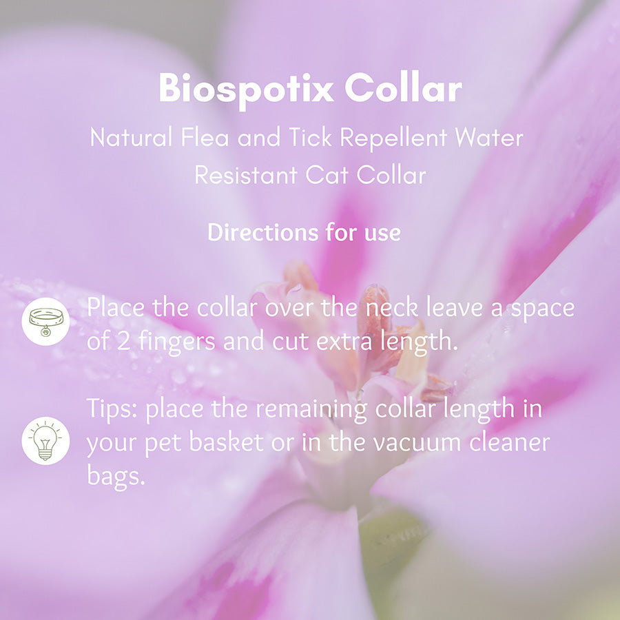 BIOGANCE Biospotix Flea & Tick Repellent Water Resistant Cat Collar