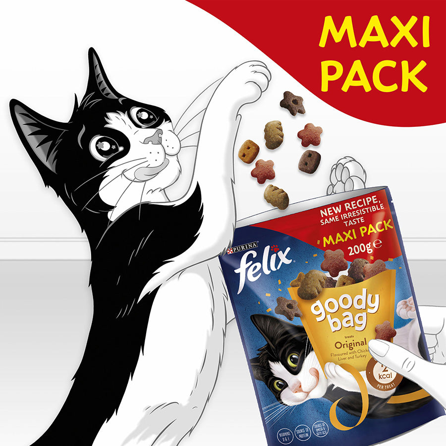 Felix Goody Bag Cat Treats Original Mix 200g