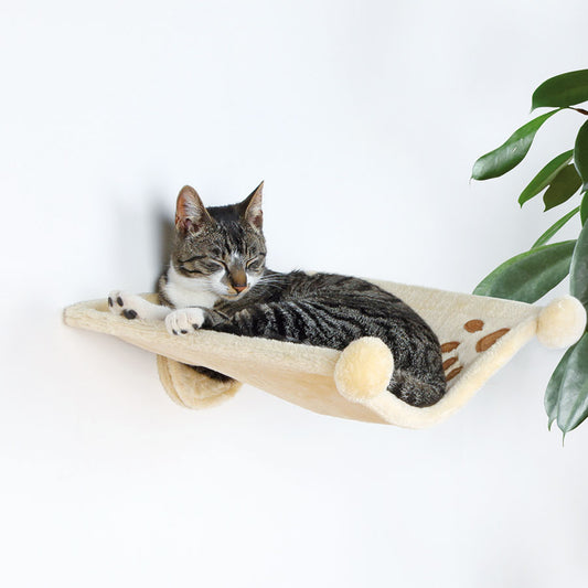 Trixie Wall Mounted Cat Hammock Beige